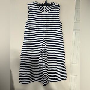 Navy and White Striped Women's dress